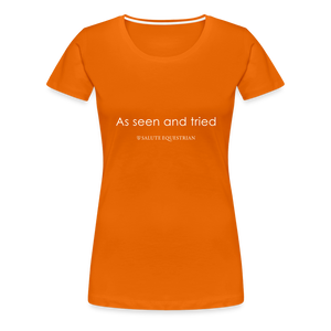 wob As seen and tried T-Shirt - orange
