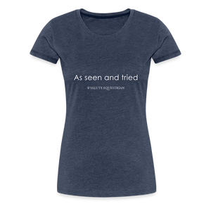 wob As seen and tried T-Shirt - heather blue