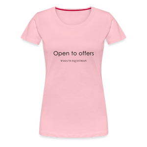 bow Open to offers T-Shirt - rose shadow