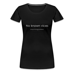 wob No known vices T-Shirt - black