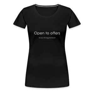 wob Open to offers T-Shirt - black