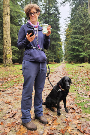 Leather Dog-walking Canicross Belt