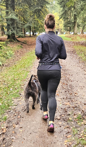 Leather Dog-walking Canicross Belt