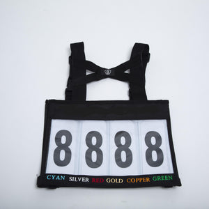 Plain Smart Number Bib