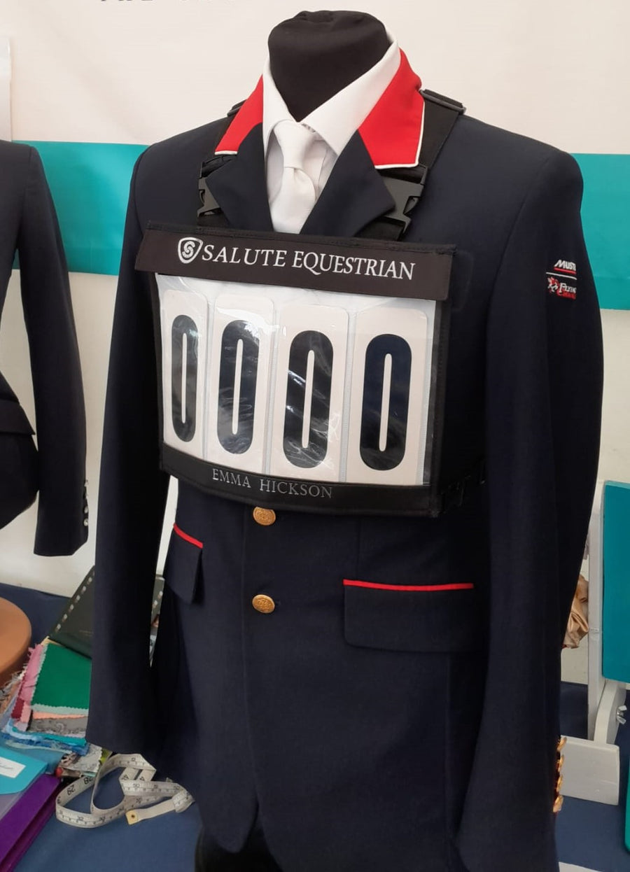 Salute Equestrian Smart Number Bib