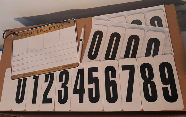 Eventing Number Kit - Salute Equestrian Ltd
