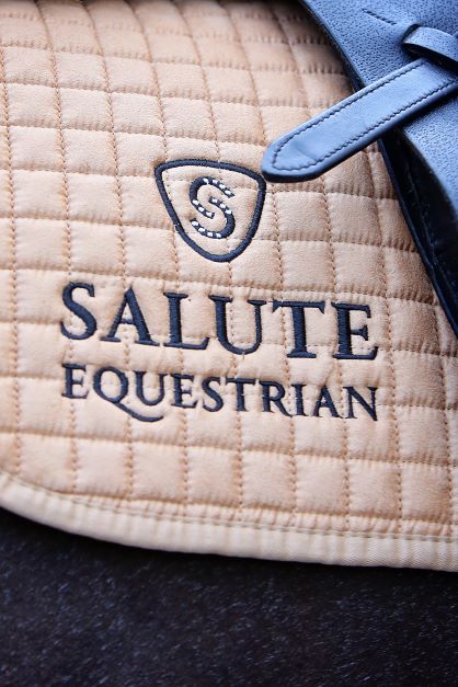 Salute Equestrian Embroidered Saddlecloth