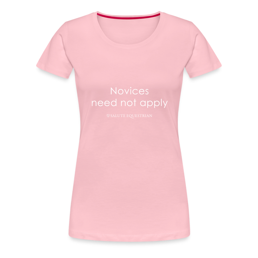 wob Novices need not apply T-Shirt - black