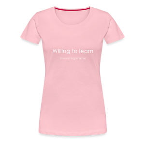 wob Willing to learn T-Shirt - rose shadow