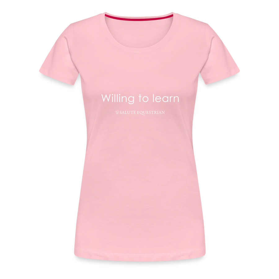 wob Willing to learn T-Shirt - black