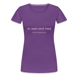 wob As seen and tried T-Shirt - purple