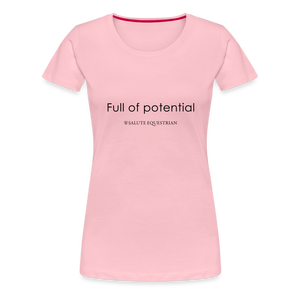 bow Full of potential T-Shirt - rose shadow