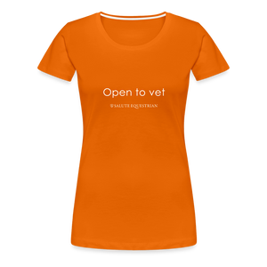 wob Open to vet T-Shirt - orange