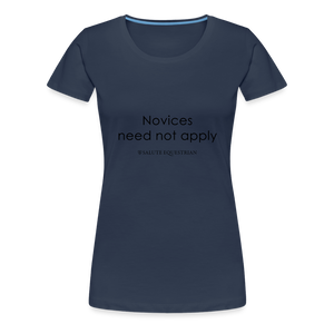 bow Novices need not apply T-Shirt - navy