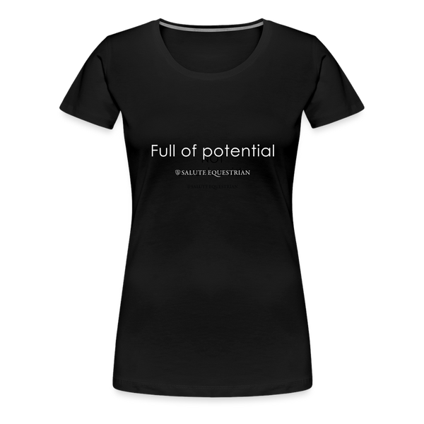 wob Full of potential T-Shirt - black