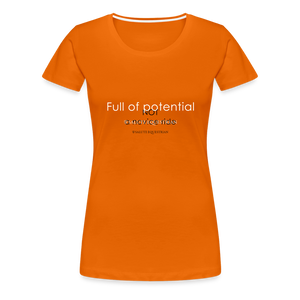 wob Full of potential T-Shirt - orange
