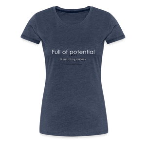 wob Full of potential T-Shirt - heather blue