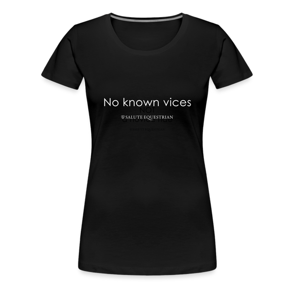 wob No known vices T-Shirt - black